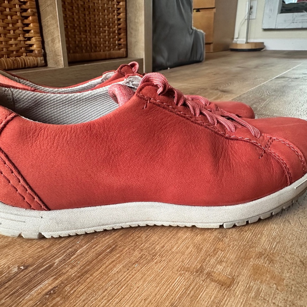 Dansko Leela Lace Up Sneakers - Casual Sneakers - Color Chili - Size 6.5 - 7